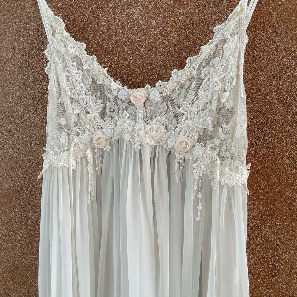 Vintage jonquil by diane samandi chiffon dress si… - image 5