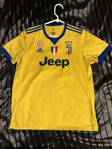 Adidas 2021-22 Juventus Youth Third Jersey - Shock yellow-blue, YL