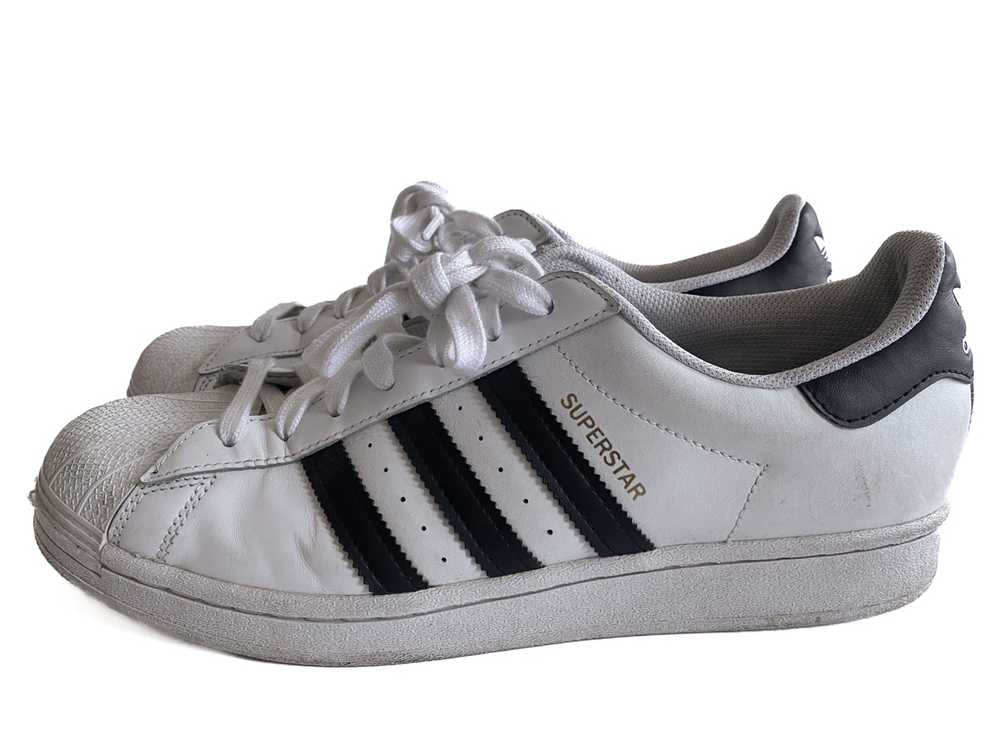 Adidas Adidas Superstar white leather sneaker - image 2