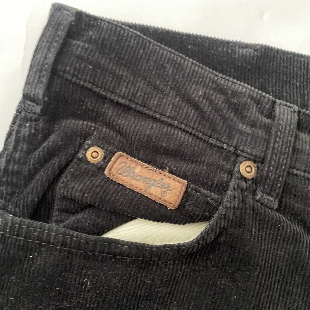 Wrangler Wrangler black corduroy trousers vintage… - image 2