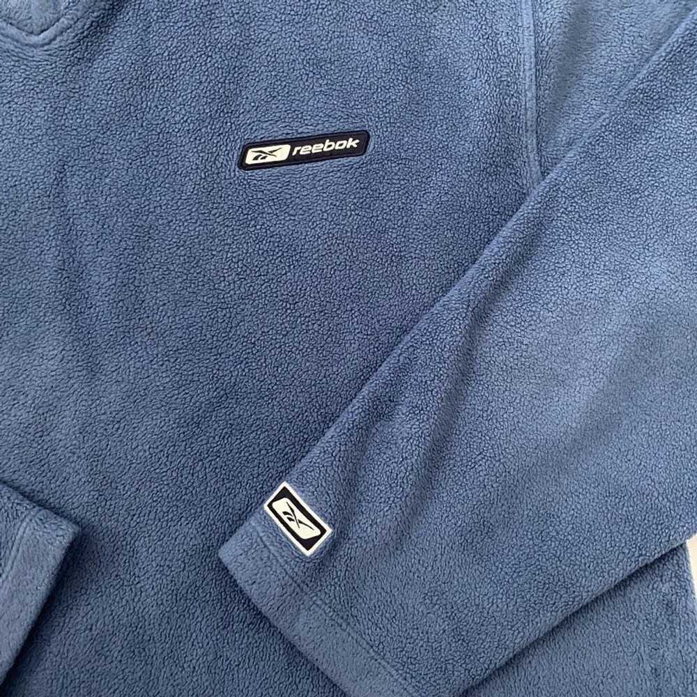 Reebok Reebok fleece sweatshirt in blue navy vint… - image 3