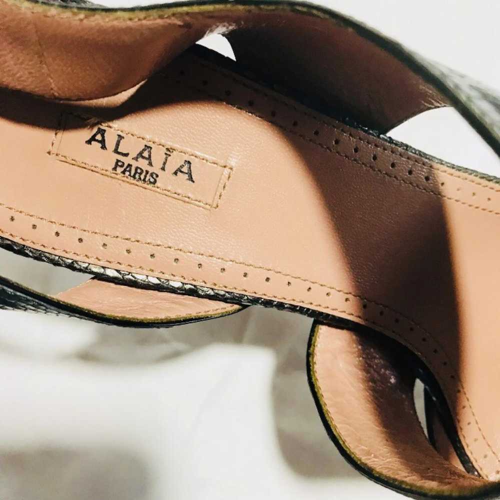 Alaïa Leather sandals - image 2