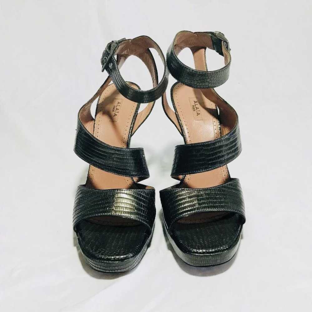 Alaïa Leather sandals - image 4