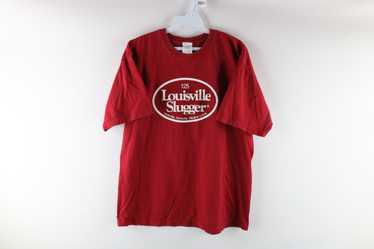 Louisville Slugger T Shirt Mens Large Red Wright and Ditson
