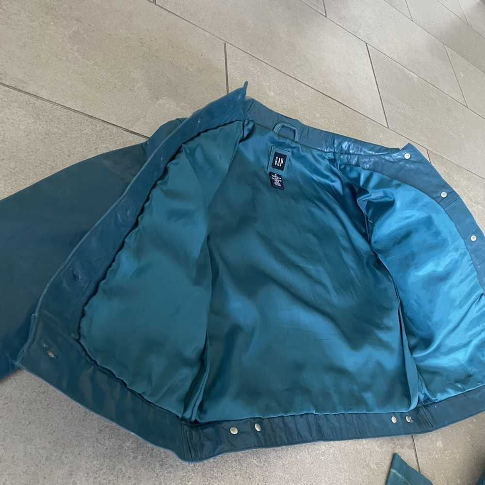 Gap × Vintage Gap Leather Jacket/Pants Set - image 6