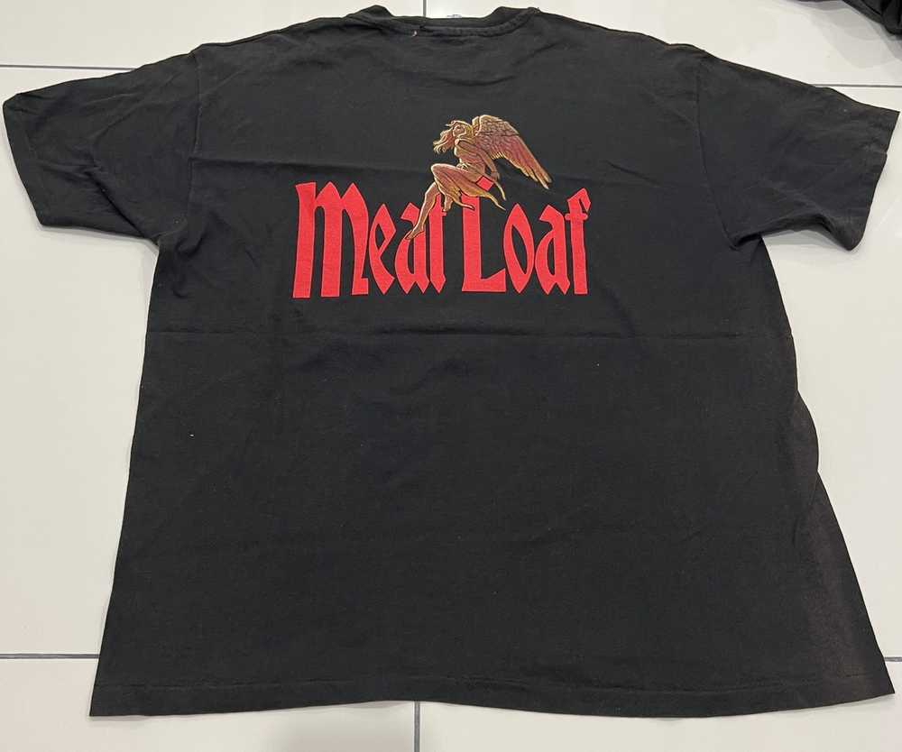 Band Tees × Vintage Vintage Meat Loaf Bat Out of … - image 2