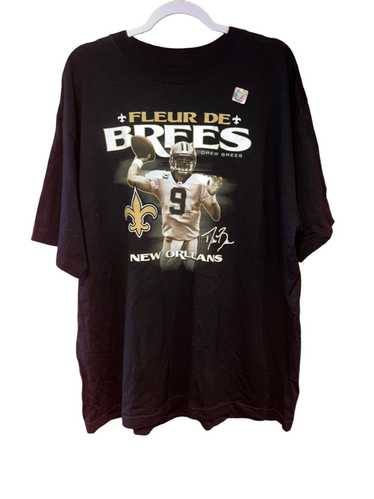 Vintage New Orleans Saints T Shirt Tee Trench Made USA Medium 