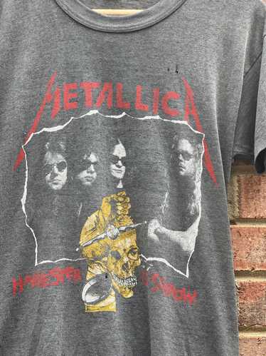 Metallica × Vintage RARE 80's Metallica Vintage Te