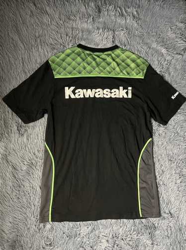 Racing × Streetwear × Vintage Kawasaki huge logo … - image 1