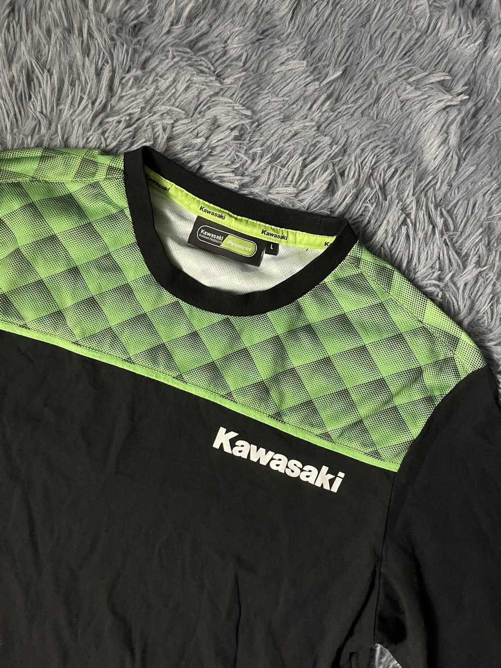 Racing × Streetwear × Vintage Kawasaki huge logo … - image 4