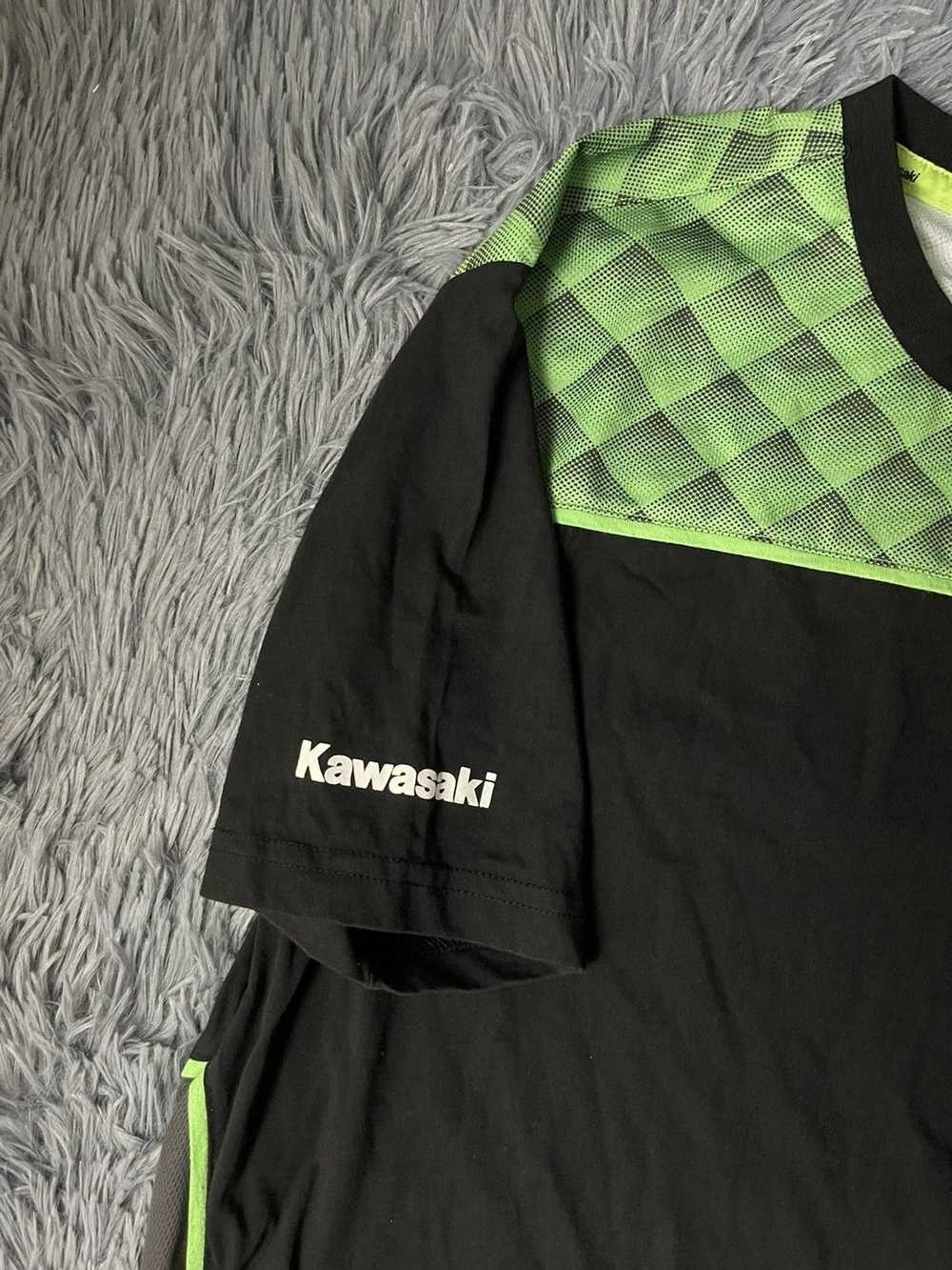 Racing × Streetwear × Vintage Kawasaki huge logo … - image 5