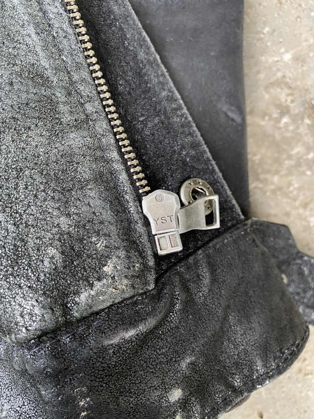Leather Jacket × Racing × Vintage Rare Vintage Ge… - image 10