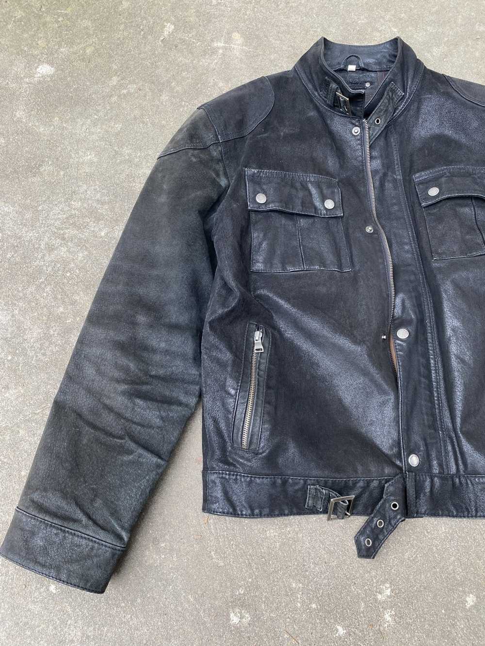 Leather Jacket × Racing × Vintage Rare Vintage Ge… - image 7