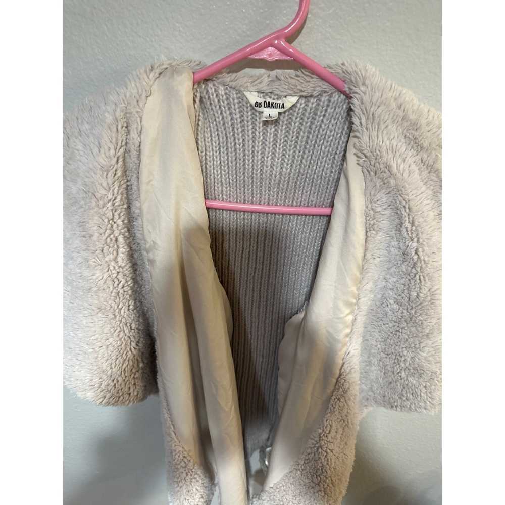 BB Dakota BB Dakota Steve Madden Lg Faux Fur Flee… - image 4