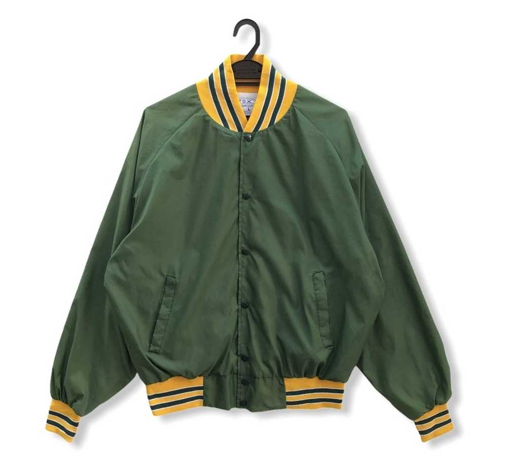 American College × Varsity Jacket × Vintage VINTA… - image 2