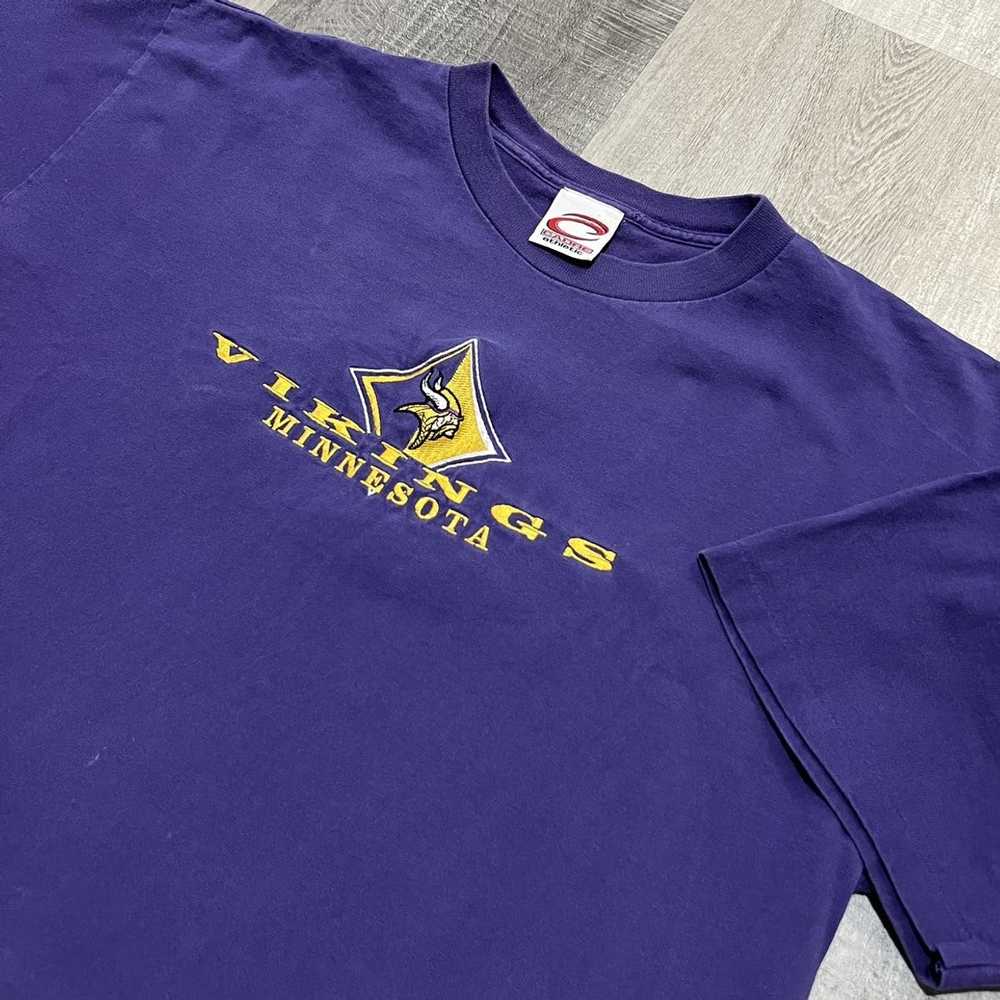 NFL × Vintage VTG Minnesota Vikings 90s Purple Ca… - image 2