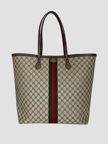 Gucci x Balenciaga The Hacker Project Graffiti Large Tote Bag Beige in  Canvas/Leather with Gold-tone - US