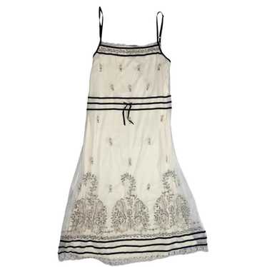 Anthropologie Anthropologie Black and White Lace O