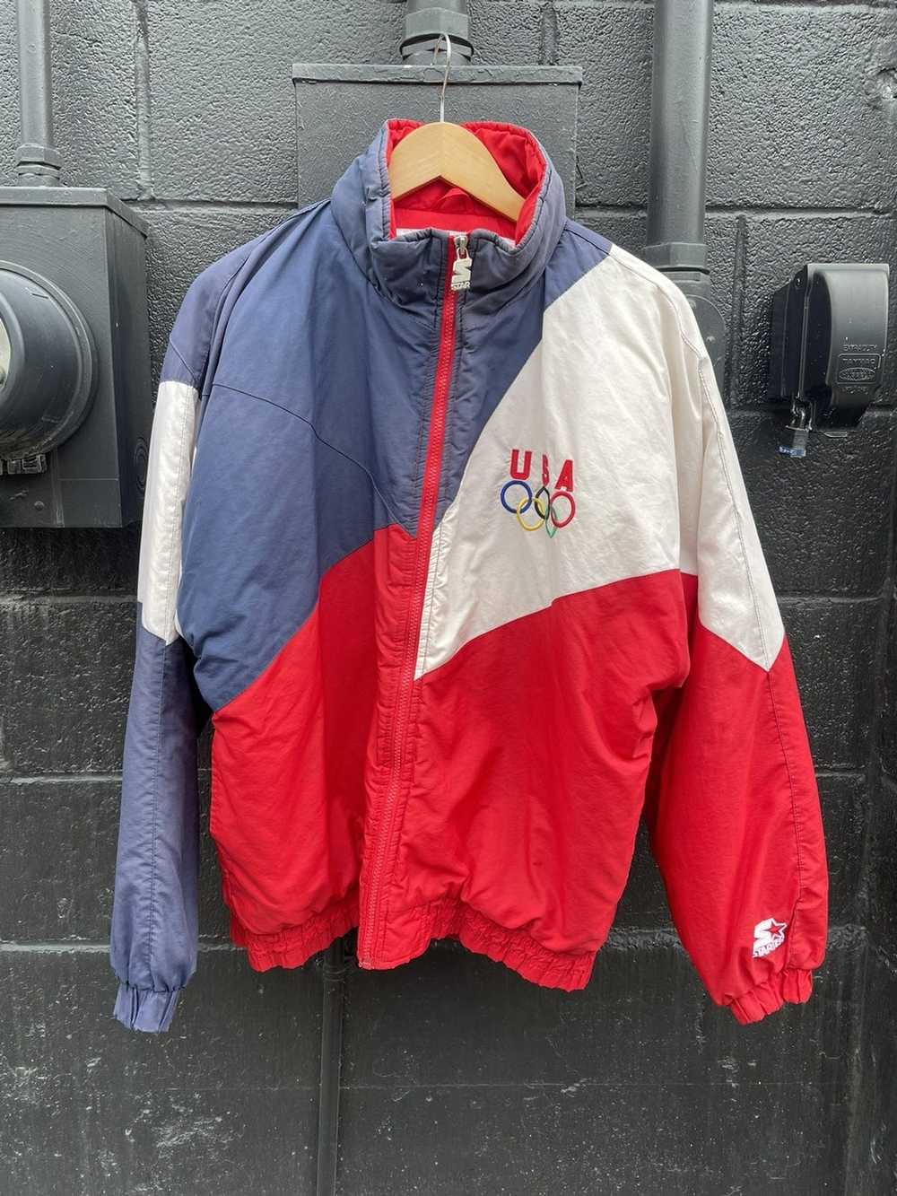 🚨🔥Vintage 90s Retro Starter USA 1992 Olympic Dream Team Jacket XL  MINTY!