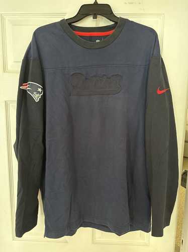 NFL Authentic NFL patriots Nike long sleeve embroi
