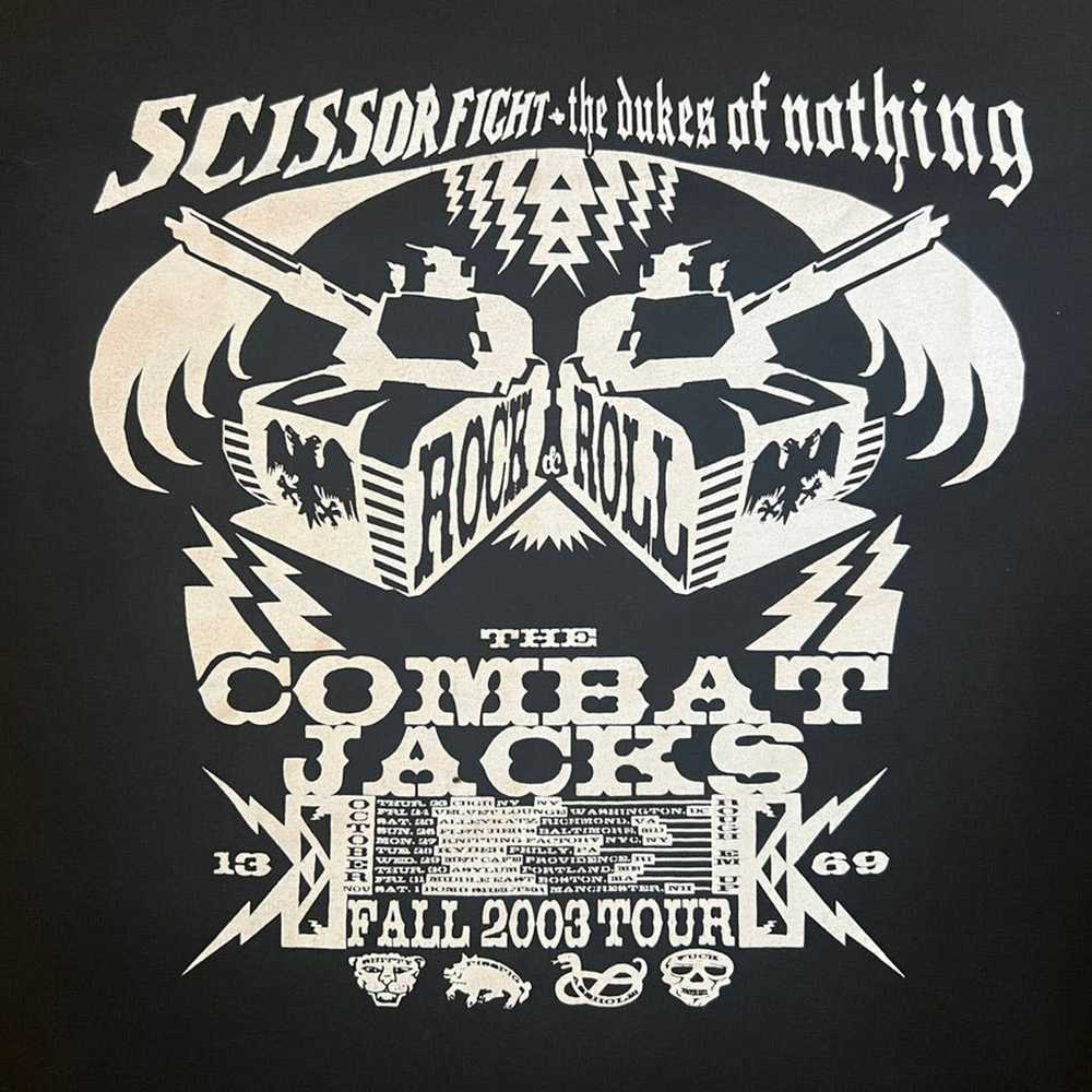 Anvil Scissorfight Fall 2003 Tour Shirt Size Medi… - image 5