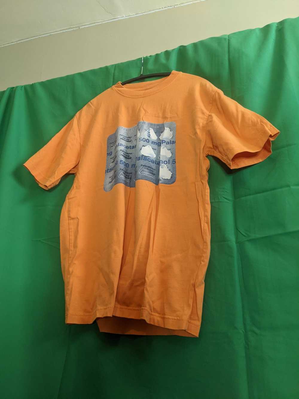 Palace Orange "Palacetamol" RARE graphic t-shirt … - image 1