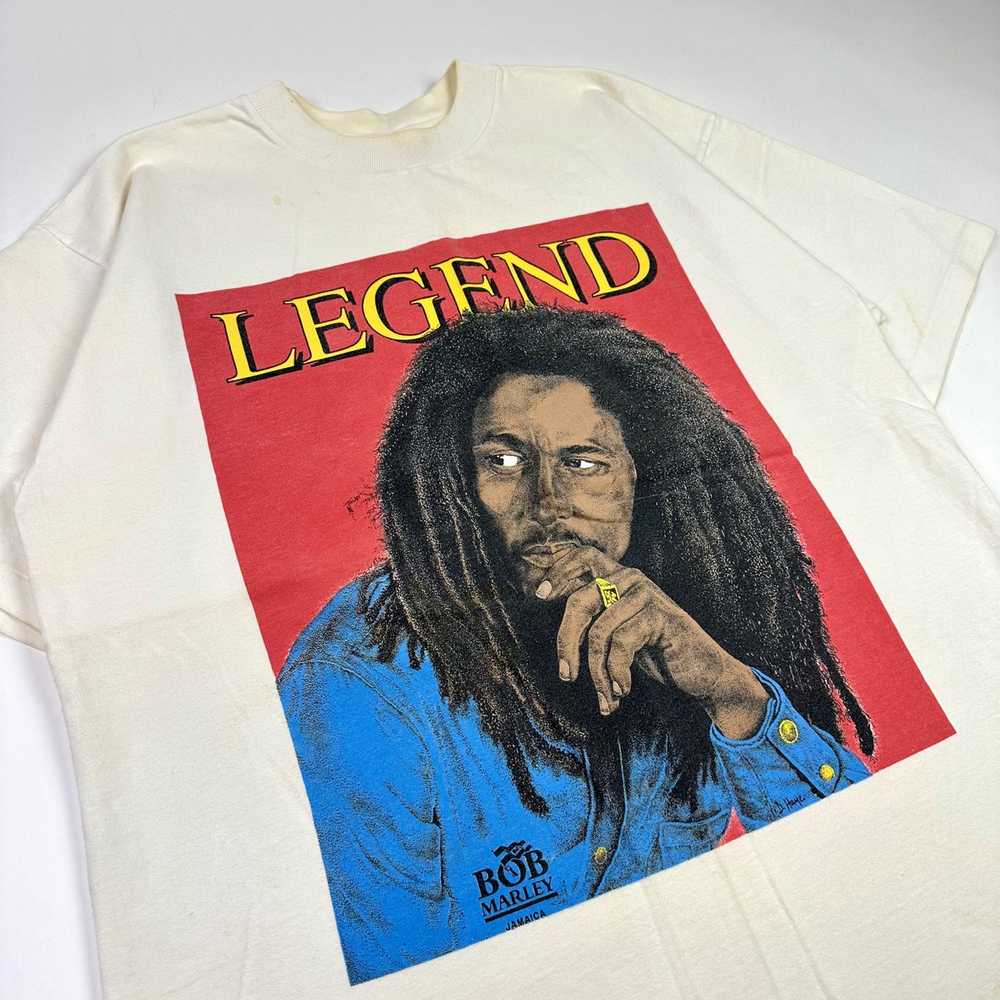 Band Tees × Bob Marley × Vintage Vintage 90s Lege… - image 3