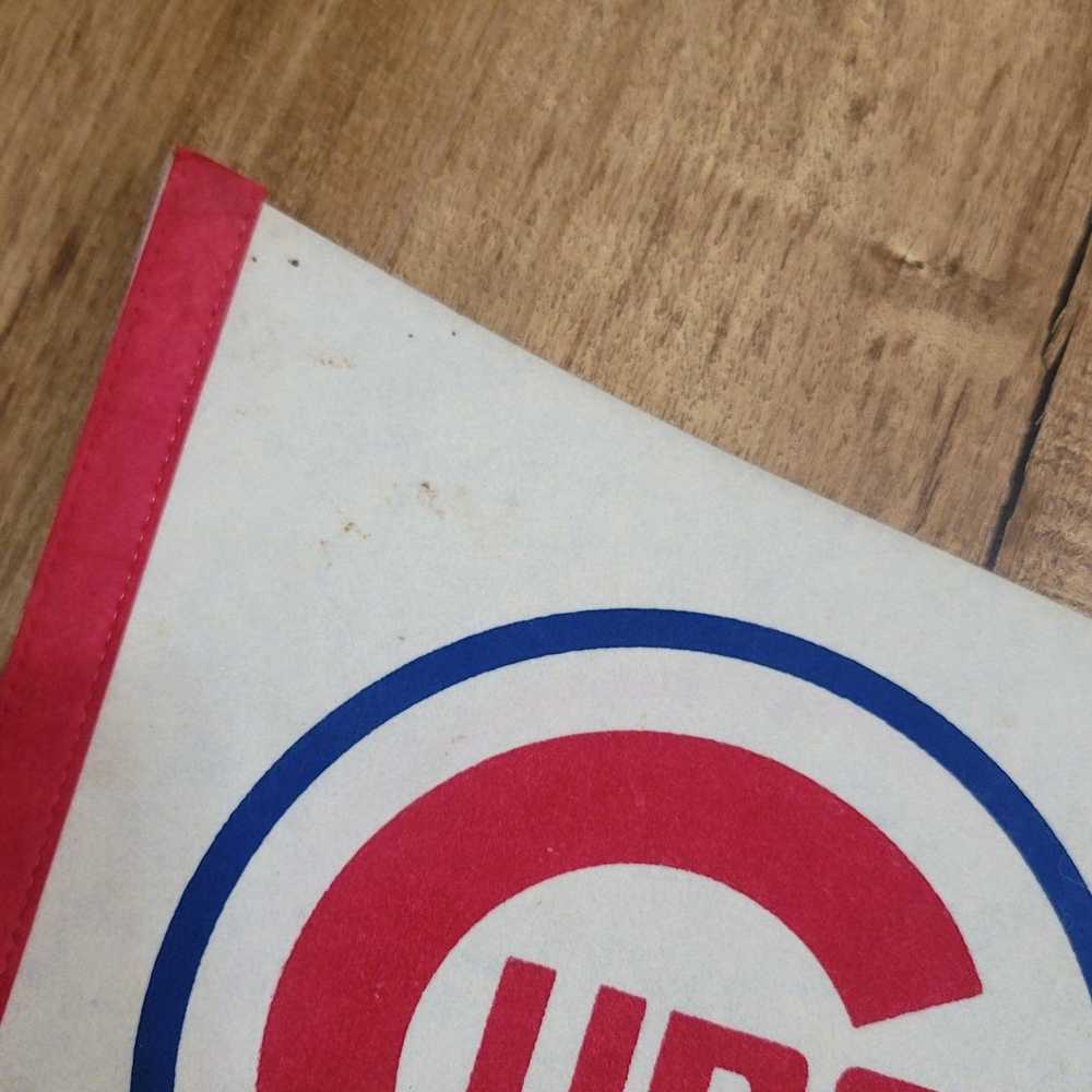 MLB Vtg 1960s Chicago Cubs Pennant MLB - image 2