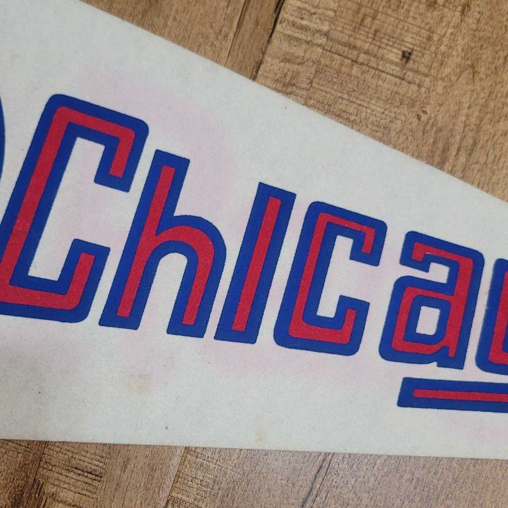 MLB Vtg 1960s Chicago Cubs Pennant MLB - image 4