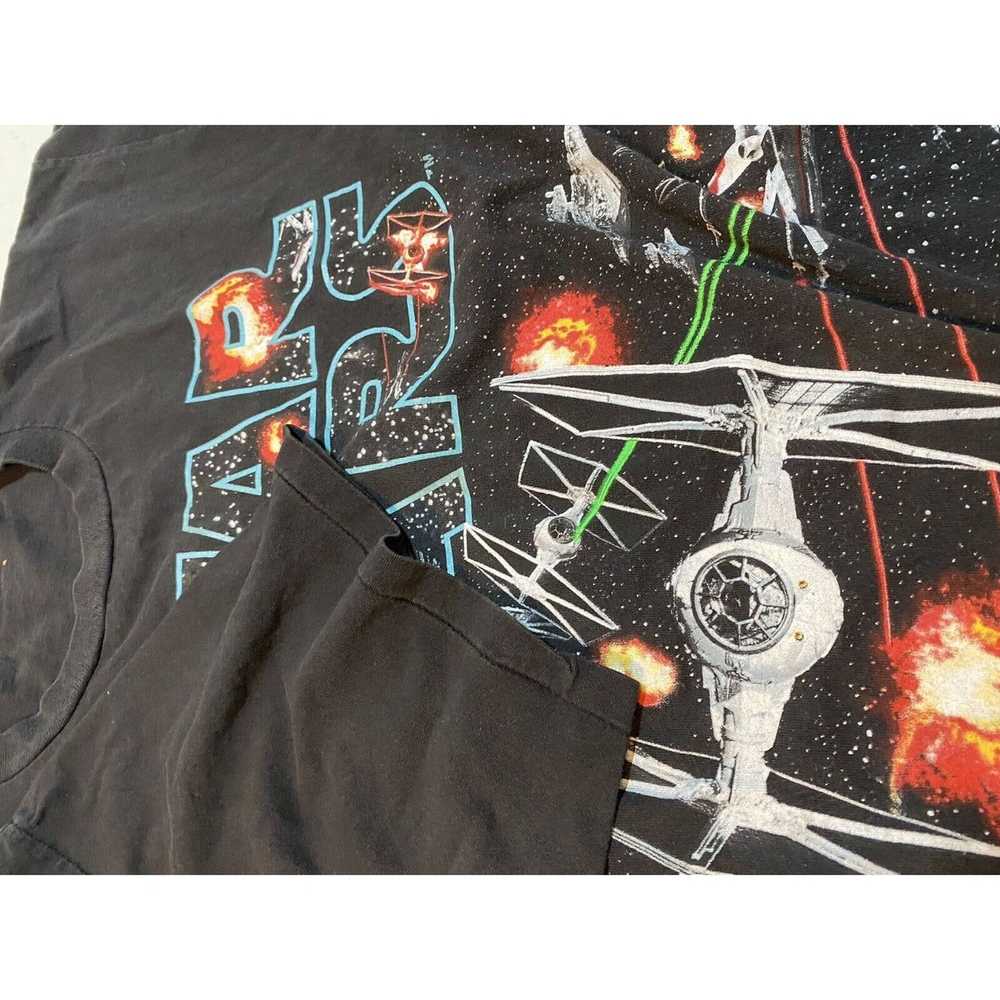 Vintage Star Wars Vintage T-Shirt 90’s Single Sti… - image 3