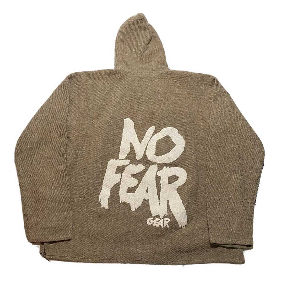 No Fear Vintage No Fear Gear Hoodie Poncho Size M… - image 4