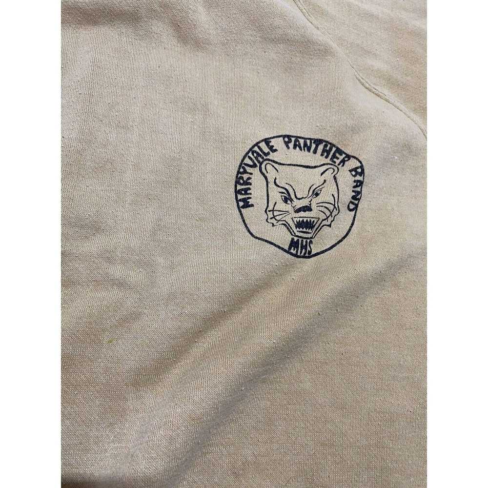 Vintage Vtg 60s Short Sleeve Sweatshirt Maryville… - image 2