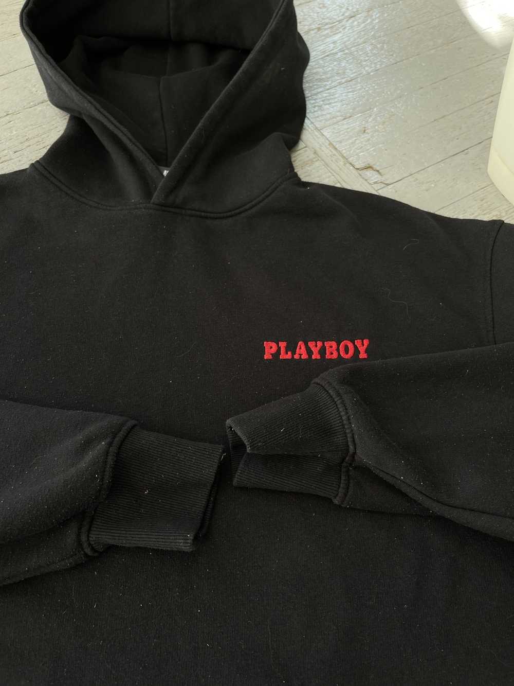 Playboy × Vintage Vintage Playboy Hooded Sweatshi… - image 5