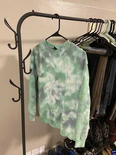 Vintage Green Tie-Dye Crewneck