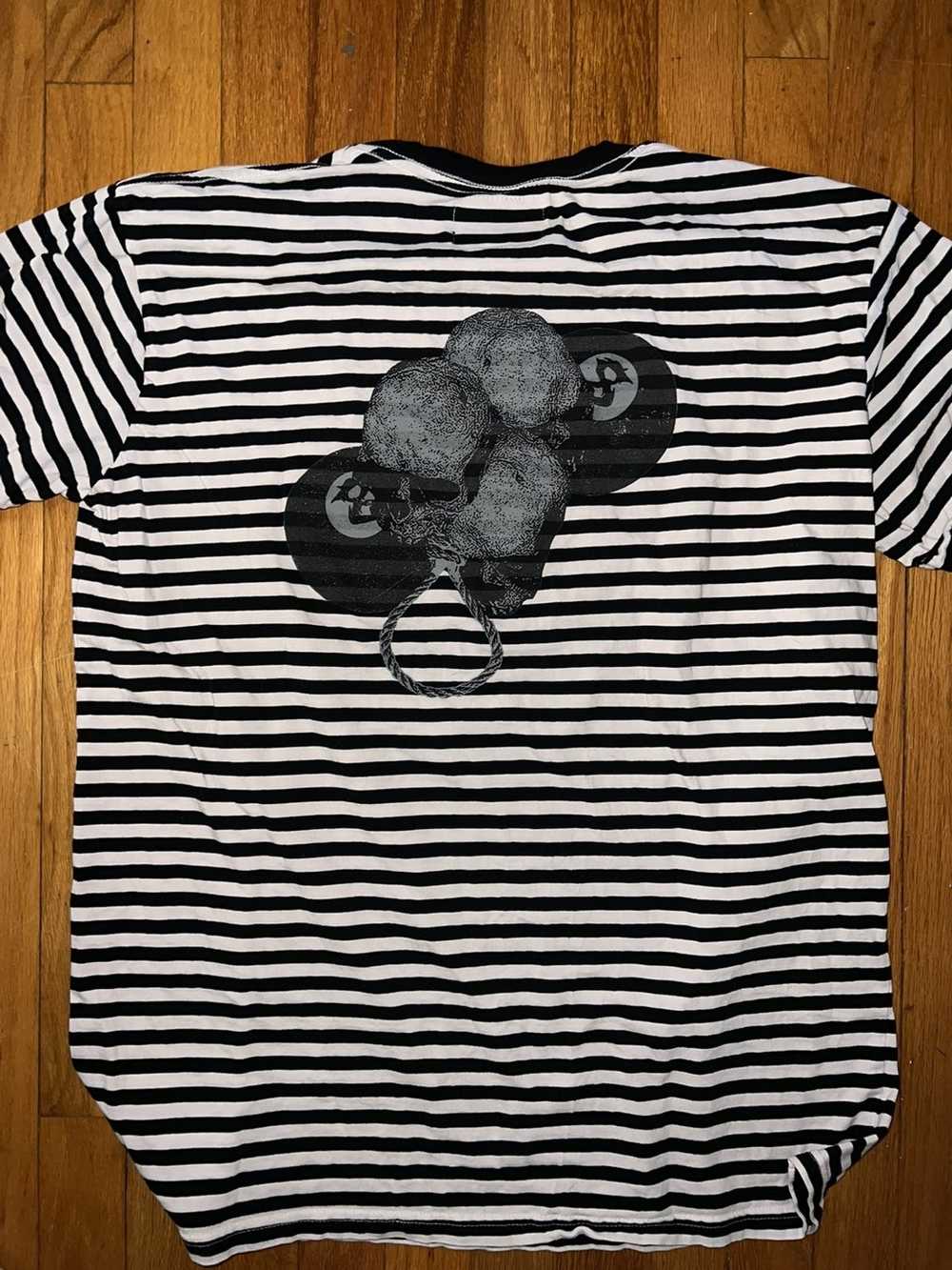 Section 8 SECTION 8 SKULL STRIPED TSHIRT - image 2