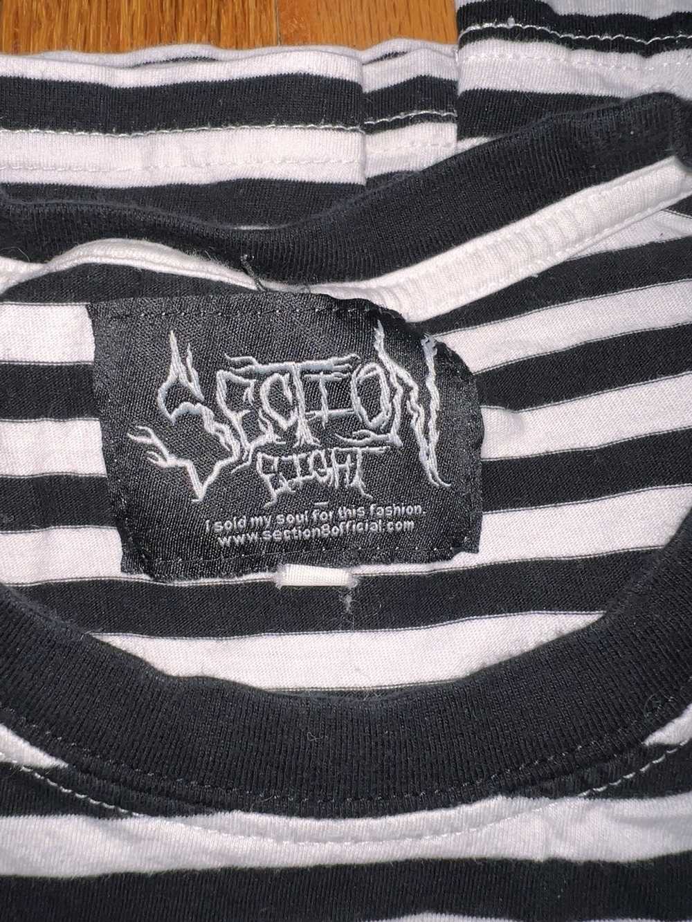 Section 8 SECTION 8 SKULL STRIPED TSHIRT - image 3