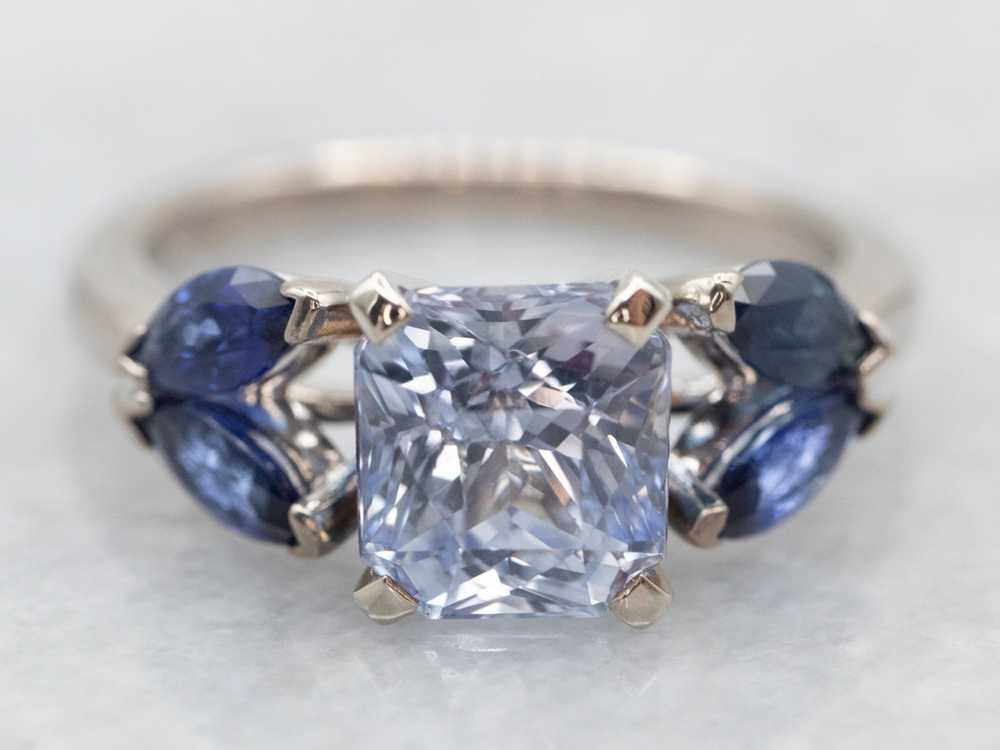 Stunning Light and Dark Sapphire Ring - image 1