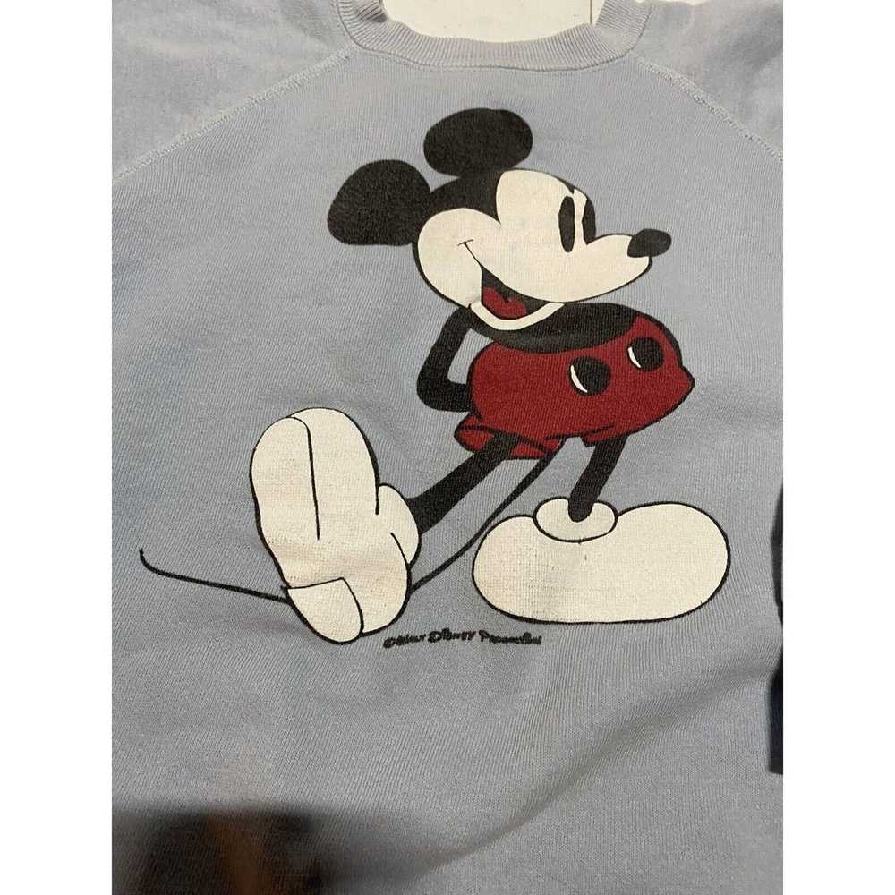 Disney Vintage 70s Mickey Mouse Pullover Sweatshi… - image 3