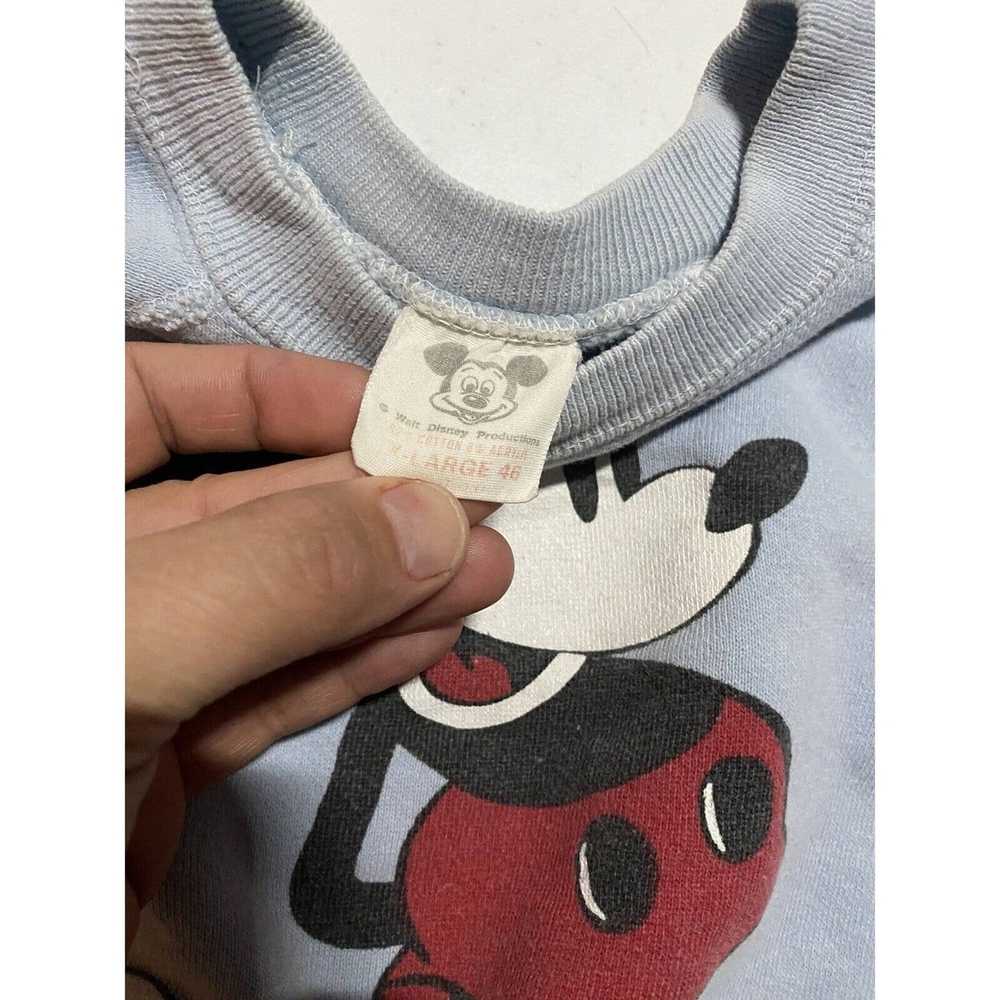 Disney Vintage 70s Mickey Mouse Pullover Sweatshi… - image 6