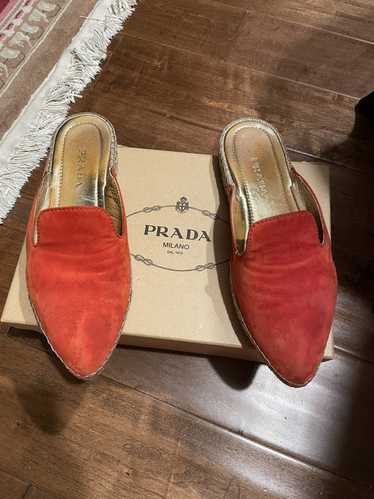 Prada Prada Red Mule - image 1