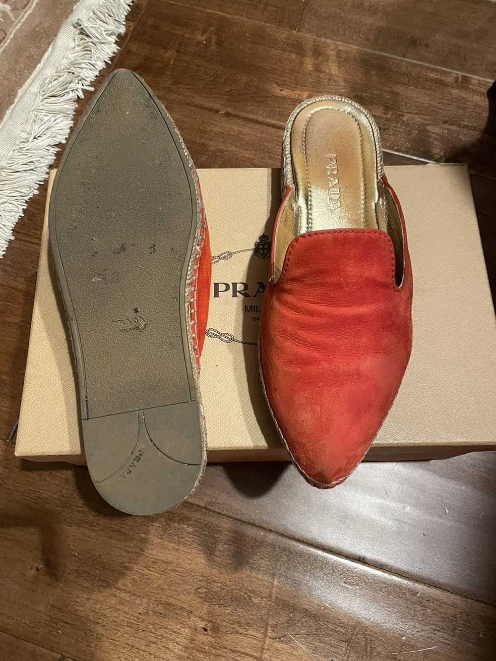 Prada Prada Red Mule - image 2