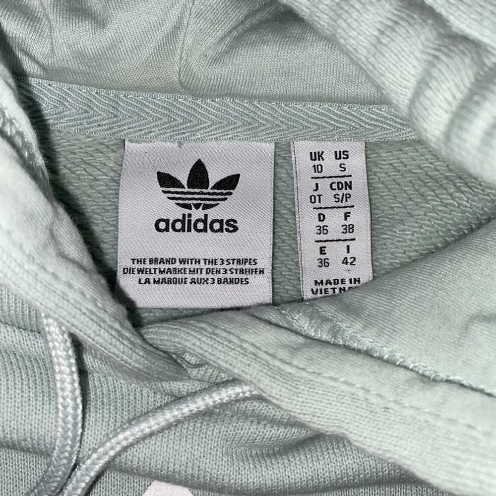 Adidas Adidas graphic print pullover hoodie mint … - image 8