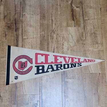 NHL Vtg 1970s Cleveland Barons Pennant NHL