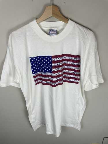 usa flag shirt vintage - Gem