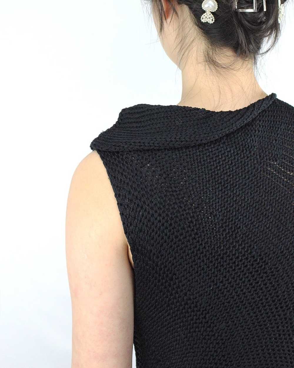 Yohji Yamamoto Sample Asymmetric Knitted Vest - image 3