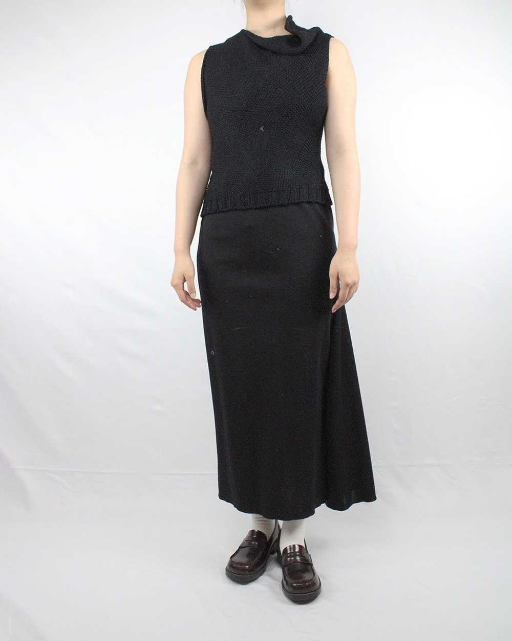 Yohji Yamamoto Sample Asymmetric Knitted Vest - image 4