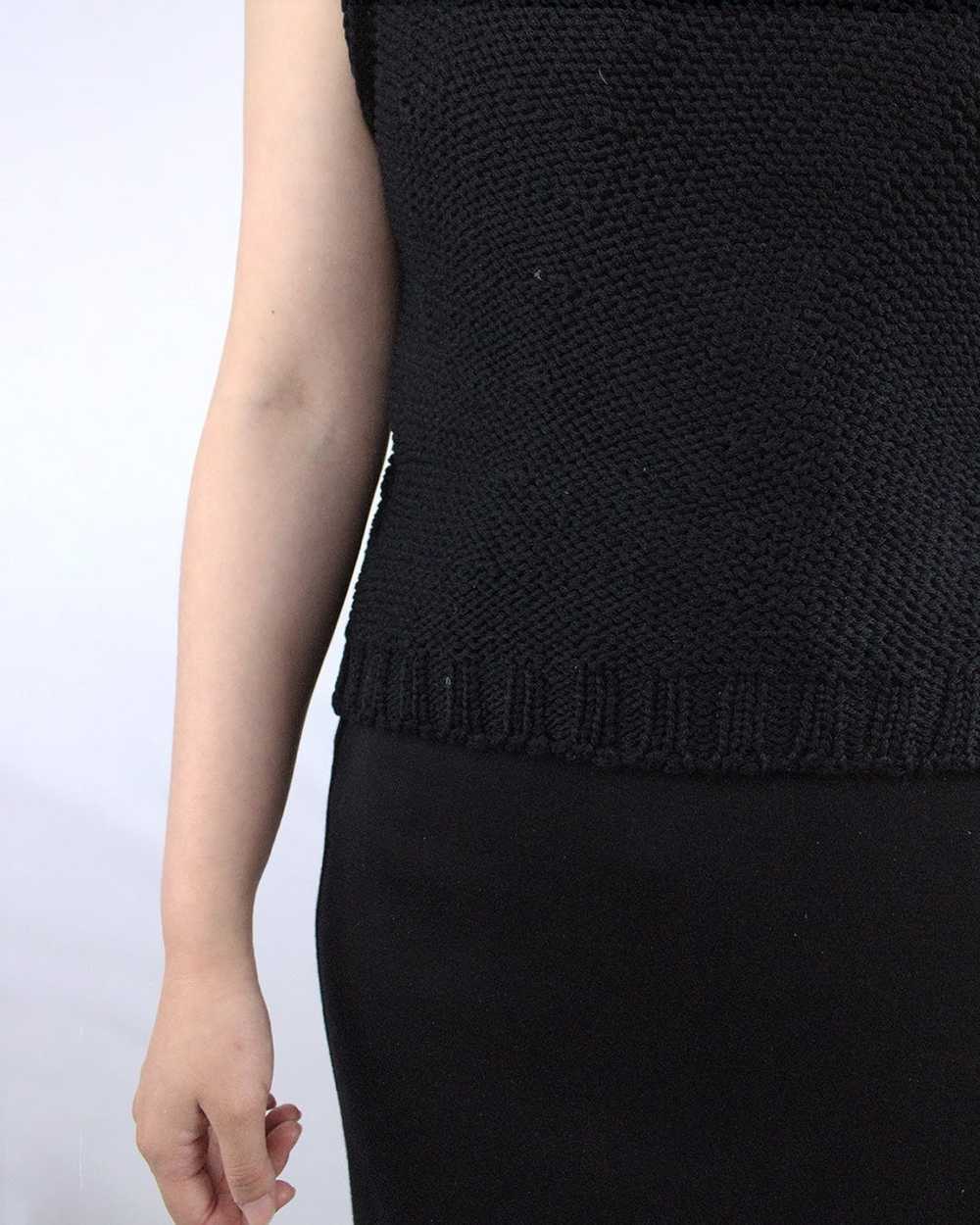 Yohji Yamamoto Sample Asymmetric Knitted Vest - image 7