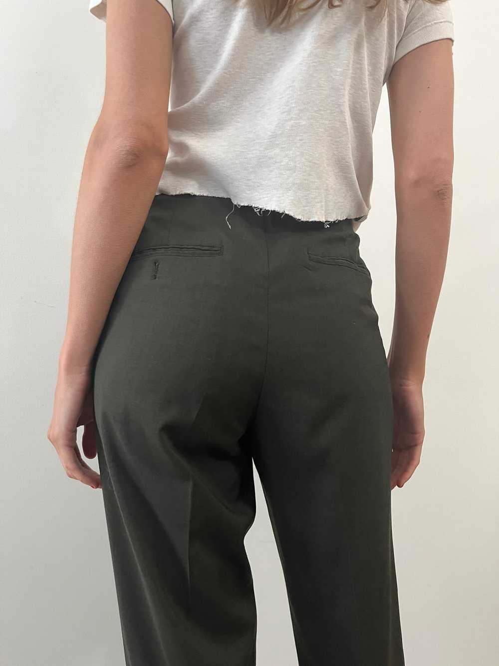 60s Dark Green Trousers - image 6