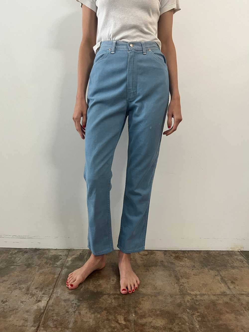 60s Denim Chambray Wranglers - image 1