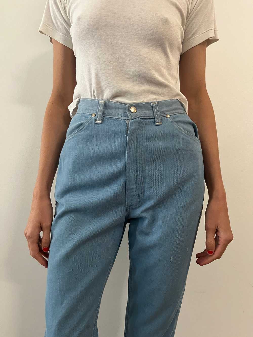 60s Denim Chambray Wranglers - image 2